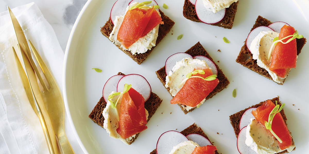 apéro fromage boursin saumon