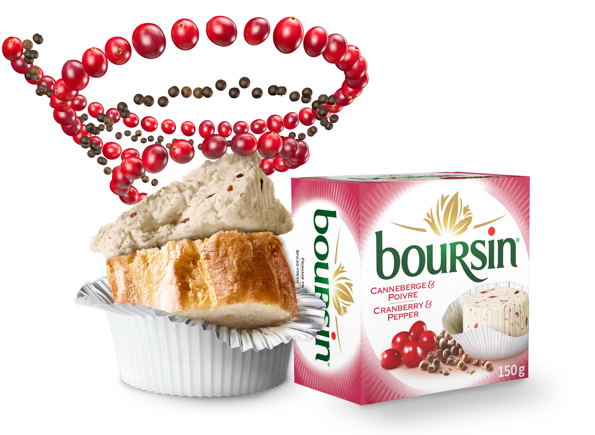 Boursin canneberge et poivre