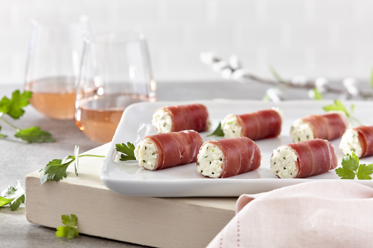 Roulés de prosciutto au Boursin Ail & Fines Herbes | Inspiration