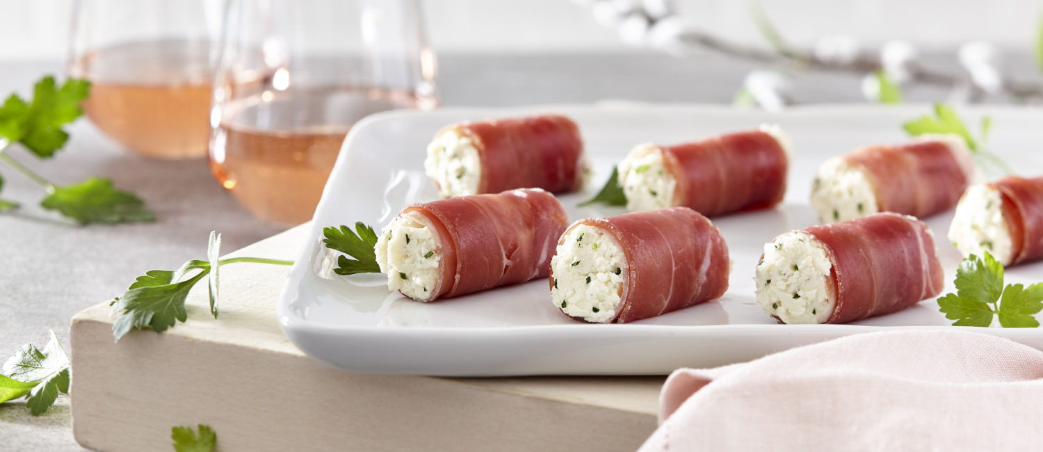 Recipe Boursin® Prosciutto Rolls Boursin® Canada