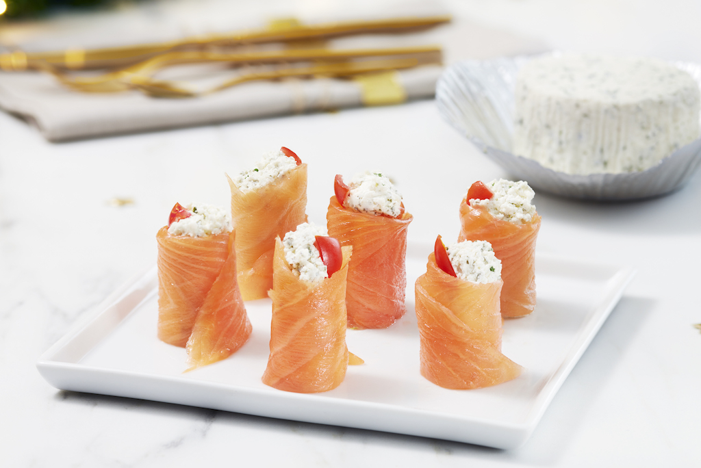 pairing salmon rolls boursin