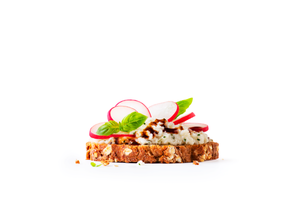 dairy free boursin tartine