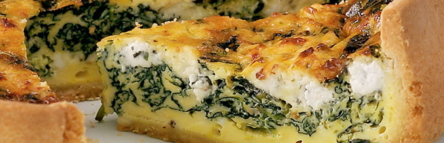 Quiche aux épinards au Boursin® Ail & fines Herbes